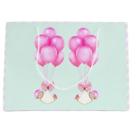 Sacola Para Presentes Grande Gêmeas Bebês