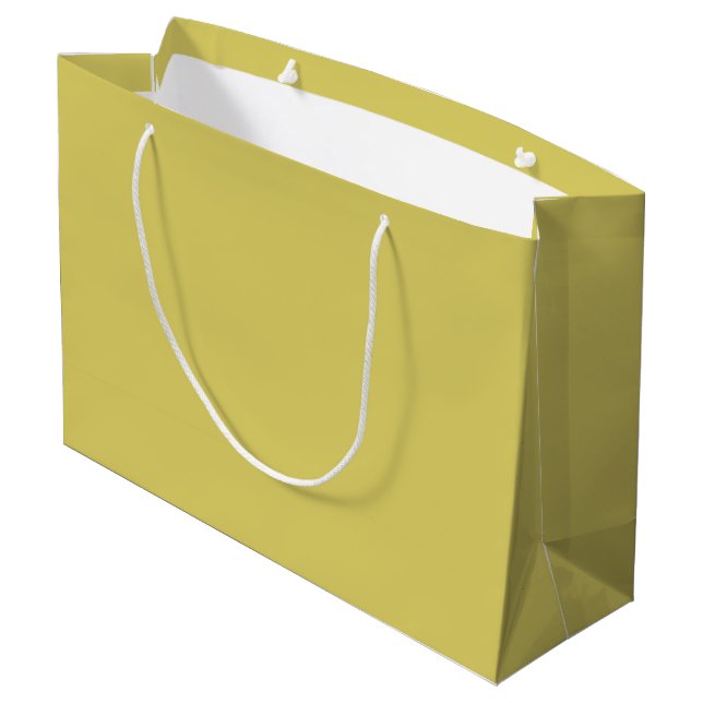 Sacola Para Presentes Grande Gentle Warm Yellow Large Gift Bag (Verso inclinado)