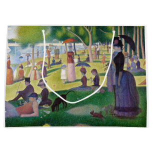 Sacola Para Presentes Grande Georges Seurat - Domingo em La Grande Jatte
