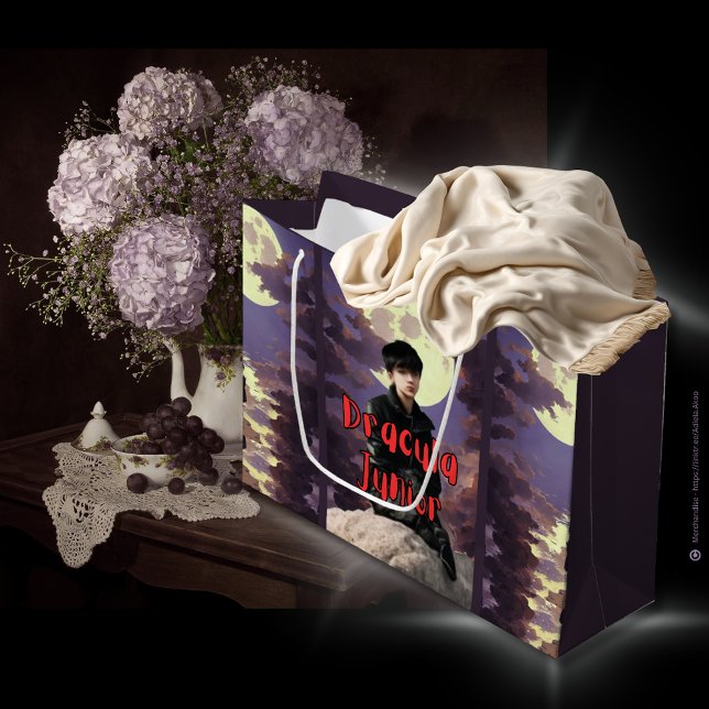 Sacola Para Presentes Grande Gift Bag - Grande - Dracula Júnior (DJ Gift Bags designed by Poet Adiela Akoo. Browse my store now for more cool finds & gr8t gift ideas)