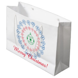 Sacola Para Presentes Grande Gift Bag (Lrg) - Decorações de Natal