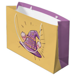 Sacola Para Presentes Grande Girly Halloween - Wizard Way to the Sweets
