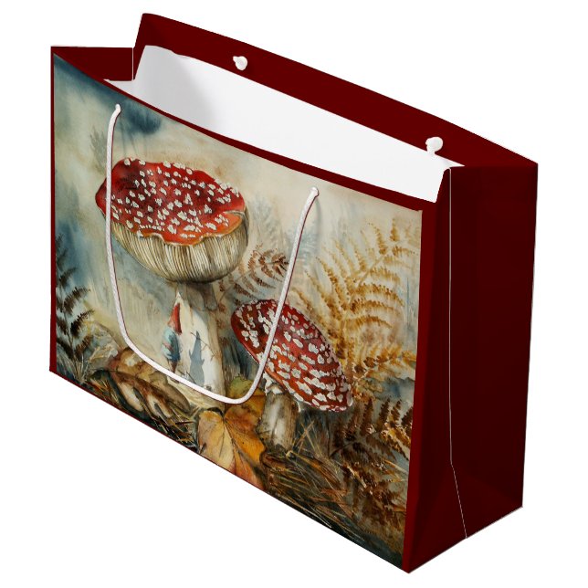 Sacola Para Presentes Grande gnomo (Frente inclinada)