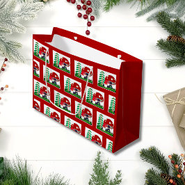 Sacola Para Presentes Grande Gnomo Bonito Em Casa