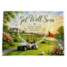 Golf Recupere-se Logo Aquarela para Golfista