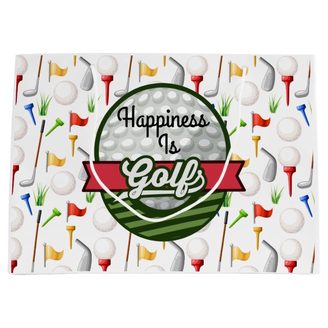 Sacola Para Presentes Grande Golfe (Frente)