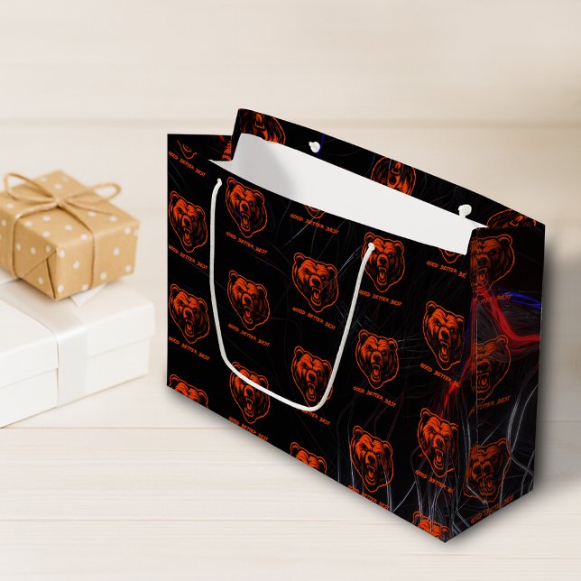 Sacola Para Presentes Grande Good Better Best Never Let It Rest (Criador carregado)