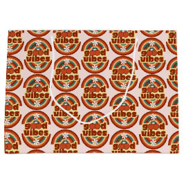 Sacola Para Presentes Grande Good Vibes