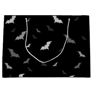 Sacola Para Presentes Grande 🦇 Gótica Bats Gift Bag