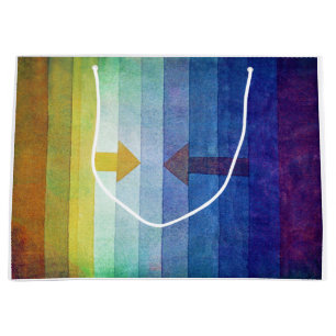 Sacola Para Presentes Grande Gradiente com Seta, Paul Klee