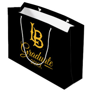 Sacola Para Presentes Grande Graduação do logotipo Long Beach State