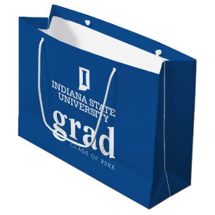 Sacola Para Presentes Grande Graduação na Universidade Estadual de Indiana