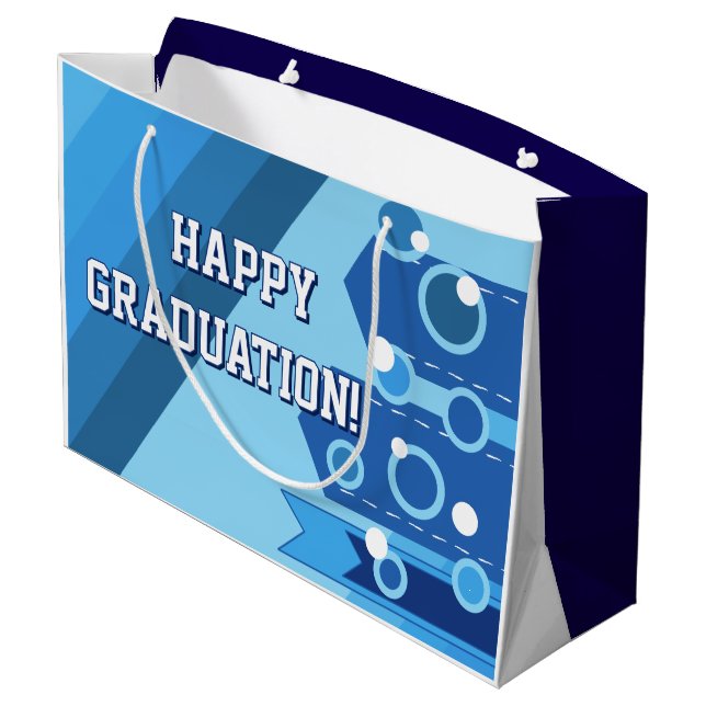 Sacola Para Presentes Grande graduation gift bag (Verso inclinado)