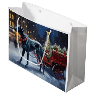 Sacola Para Presentes Grande Grande Fesason de Natal Dane