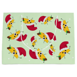 Sacola Para Presentes Grande Grande Papai noel de Taco Saco de Natal