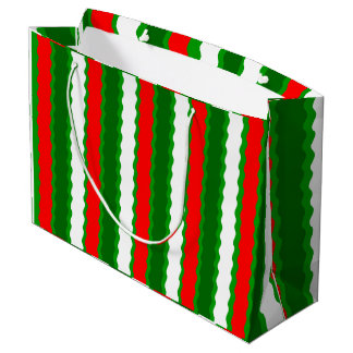 Sacola Para Presentes Grande Grande presente de Natal brilhante Bag Vermelho Ve