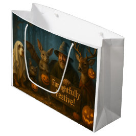 Sacola Para Presentes Grande Grande Saco de Presente do Halloween (Layout Horiz