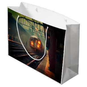 Sacola Para Presentes Grande grande saco de presentes do trem cinematográfico