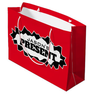 Sacola Para Presentes Grande Grande sacola de presente personalizada com divert