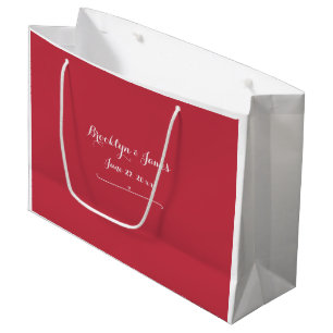 Sacola Para Presentes Grande Grande Sacos de Presente de Casamento Vermelho Per