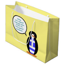 Grega Flag Talking Ms Penguin Personalizado