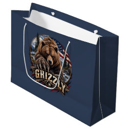 Sacola Para Presentes Grande Grizzly – Selvagem Americano