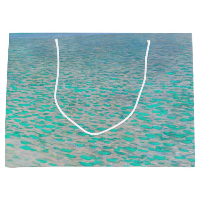 Sacola Para Presentes Grande Gustav Klimt - Attersee (Frente)