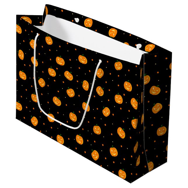Sacola Para Presentes Grande Halloween Gift Bag (Frente inclinada)