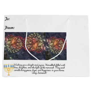 Sacola Para Presentes Grande Hanukkah