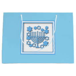 Sacola Para Presentes Grande Happy Hanukkah