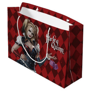Sacola Para Presentes Grande Harley Quinn Com Dados Fofos