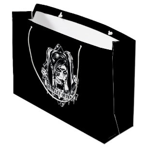 Sacola Para Presentes Grande Harley Quinn Crachá