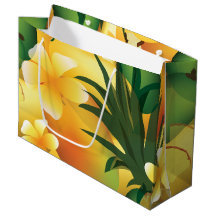 Hawaiai Tropical Luau Gift Bag Large