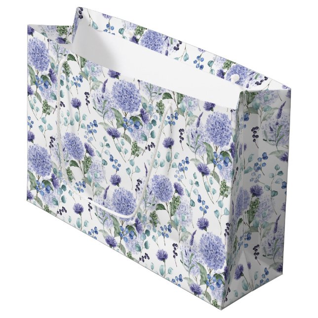 Sacola Para Presentes Grande Hidrangea Gift Bag (Frente inclinada)