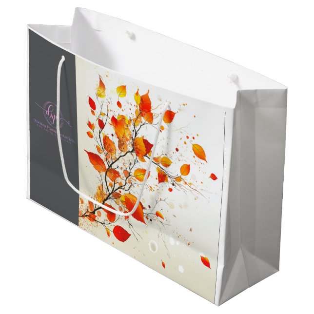 SACOLA PARA PRESENTES GRANDE HOLIDAY D ESIGN#2 (Frente inclinada)