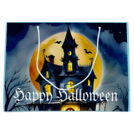 Sacola Para Presentes Grande Hollow e Lua Assombrados