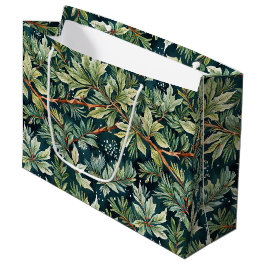 Sacola Para Presentes Grande Holly, Spruce, Verde-Neve