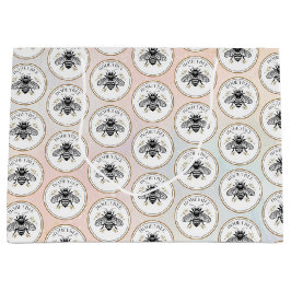 Sacola Para Presentes Grande Honey Bee