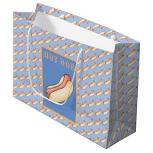 Sacola Para Presentes Grande Hot dog