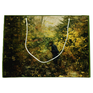 Sacola Para Presentes Grande Hunter in the Forest (por H.A. Brendekilde)