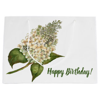 Sacola Para Presentes Grande Hydrangea Gift Bag