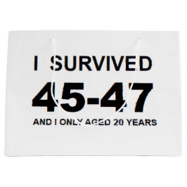 Sacola Para Presentes Grande I Survived 45-47
