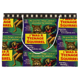 Sacola Para Presentes Grande I was a teenage squirrel