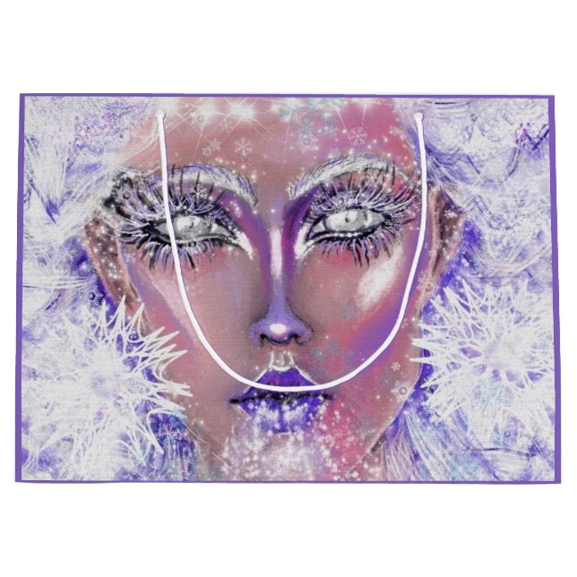 Sacola Para Presentes Grande Ice Queen Gift Bag - Lindo (Frente)