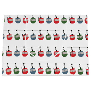 Sacola Para Presentes Grande Ilustração de Elevação de Esquema Retroativo