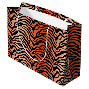 Sacola Para Presentes Grande Impressão de stripe de Tigre grande saco de presen