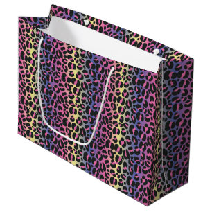 Sacola Para Presentes Grande Impressão do Rainbow Lepard