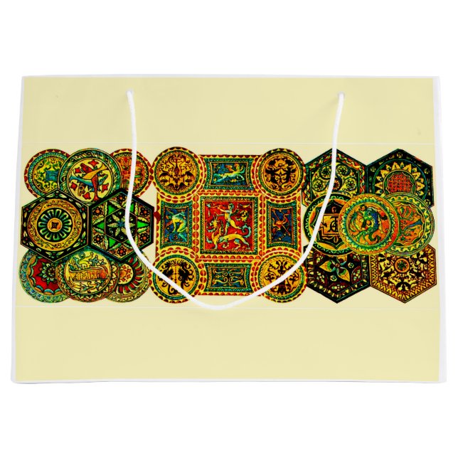 Sacola Para Presentes Grande impressão dos Motifs do Renascimento Italiano (Frente)