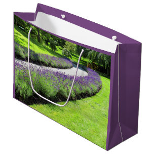 Sacola Para Presentes Grande Incrível Passeio De Jardim Com Lavanda