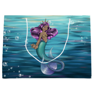 Sacola Para Presentes Grande Iole de Sereia